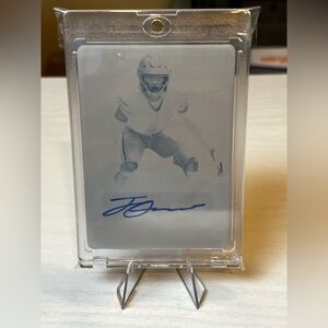 Jeff Okudah 1/1 auto card